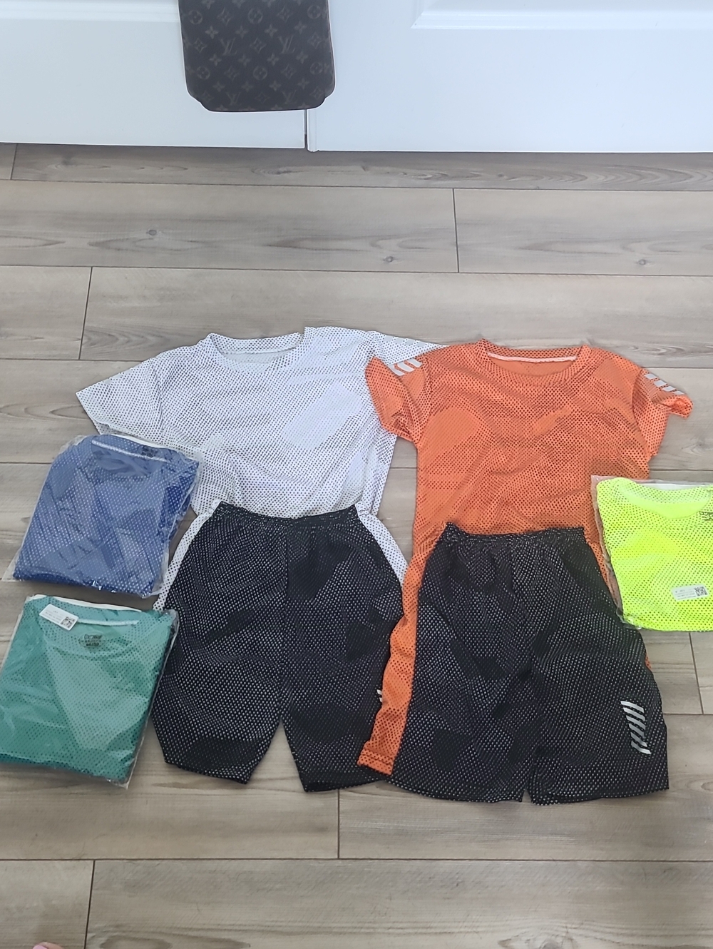 5 Short Sets!!!  Kids' Active Mesh T-Shirt and Shorts    BB48